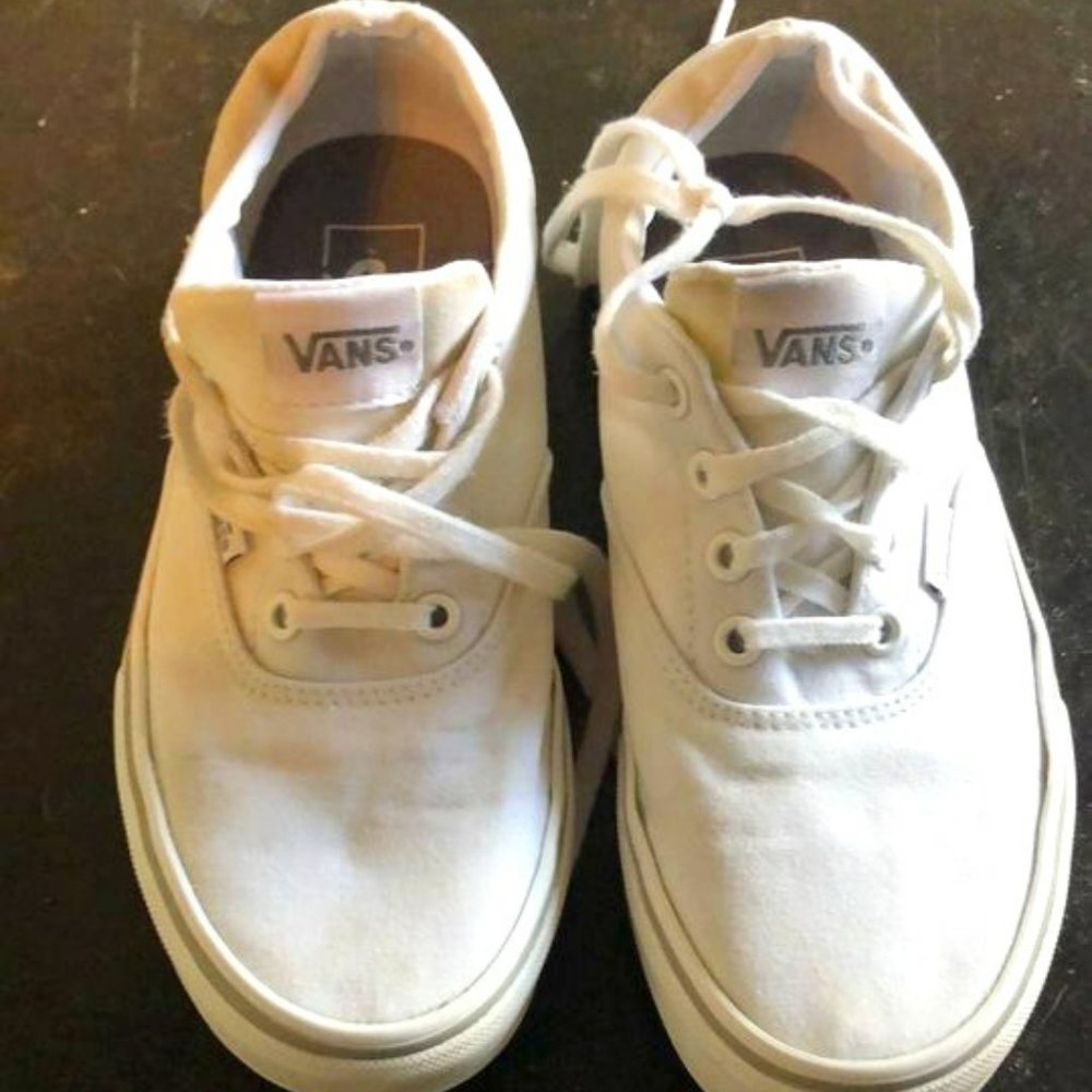 White Vans Sneakers